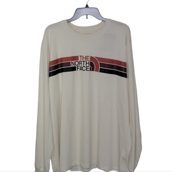 The North Face Shirts | The North Face Men's T-Shirt Long Sleeve Logo Play Sz XXL New Wt. | Color: White | Size: XXL | Mnagamine's Closet